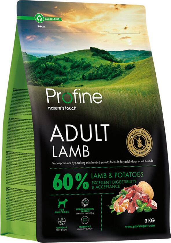 Dog Adult Lamb & Potatoes 3kg