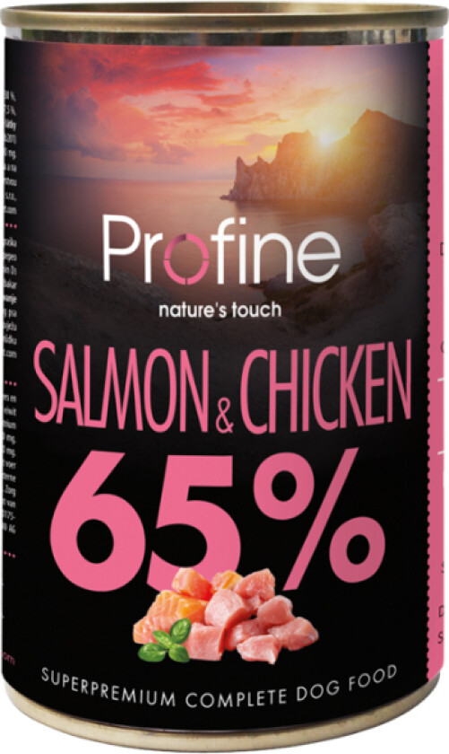 Dog 65% Salmon & Chicken 400g