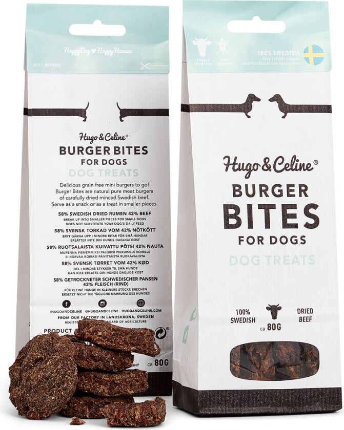 Burger Bites Hundgodis 80g
