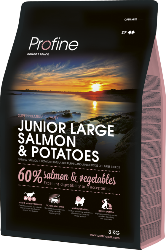 Pf Dog Junior Large Salmon & Potatoes 3kg