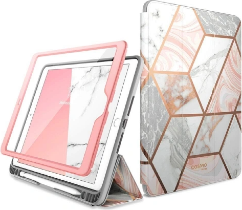 Supcase Cosmo Apple iPad 10.2 Deksel med Plass til Pencil - Rosa