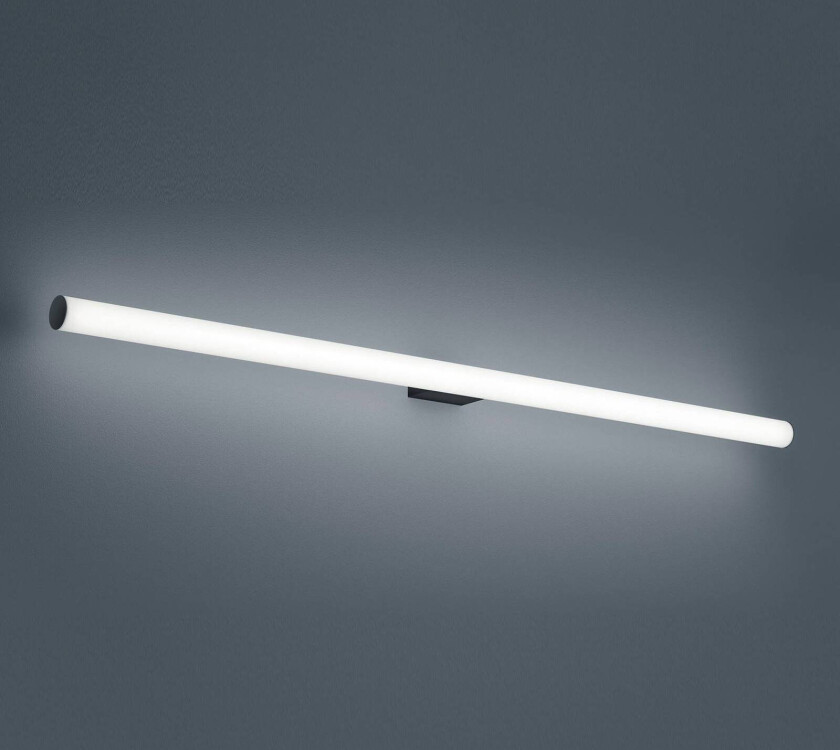 Loom LED-speillampe, svart, 120 cm