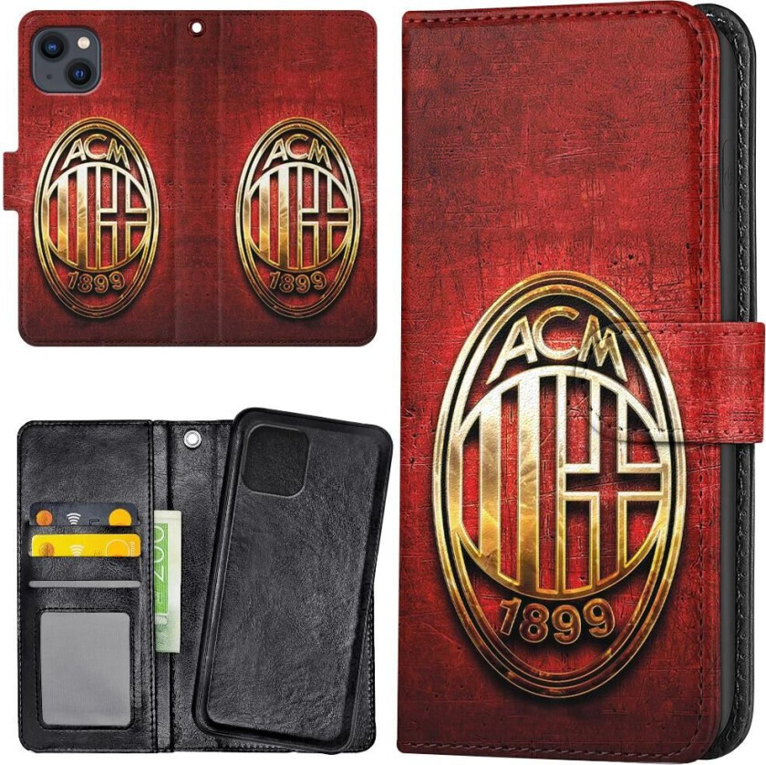 iPhone 13 - Lommebok Deksel A.C Milan