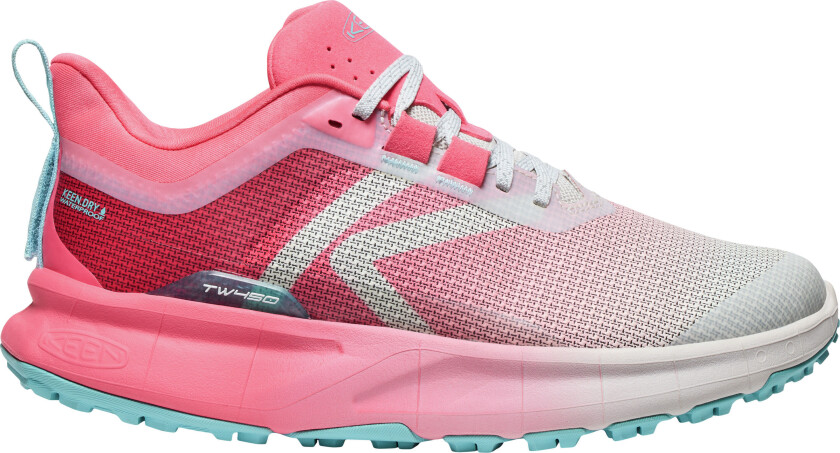 Women's 450 Dirt Waterproof Hiking Shoe Rouge Red-star White 38