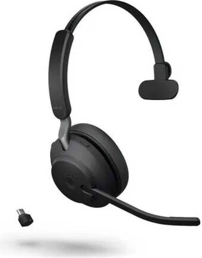 Evolve2 65 Uc Hodesett Usb-c Via Bluetooth-adapter Optimert For Uc Mono Svart