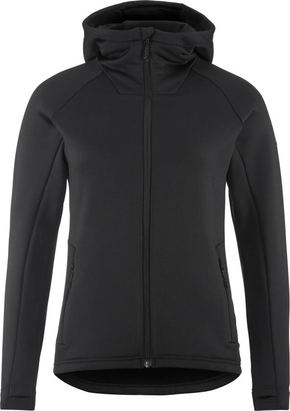 Women's Adv Explore Power Fleece Hood Jacket Black XS