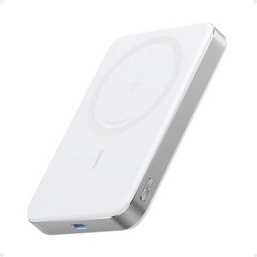 MagGo Qi2 (10K Magnetic Wireless) Nødlader - Hvit - 10000 mAh