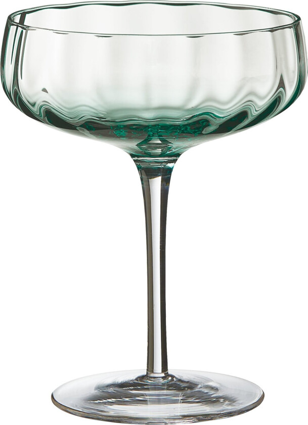 Champagne-/cocktailglass 30 cl, grønn