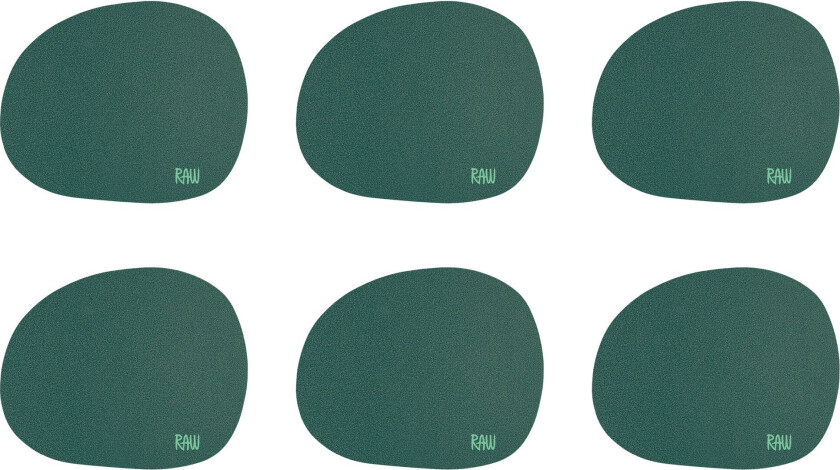 Bilde av RAW glassbrikker silikon 6-pakning, dark green