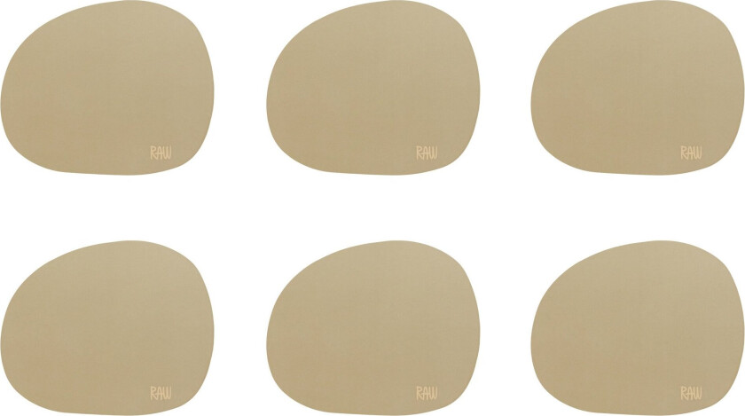 Bilde av RAW glassbrikker silikon 6-pakning, beige