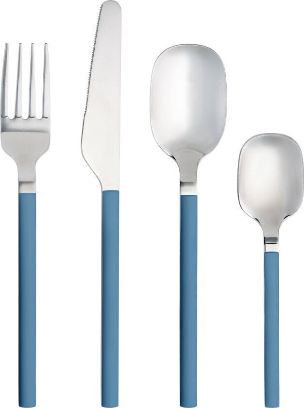 Confetti bestikksett 16 deler, blueberry