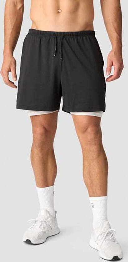 Stride 2-in-1 Shorts, Graphite