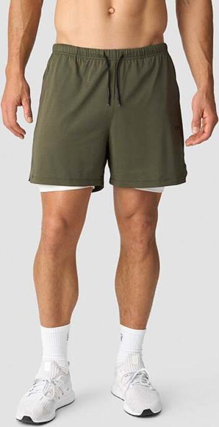 Stride 2-in-1 Shorts, Army