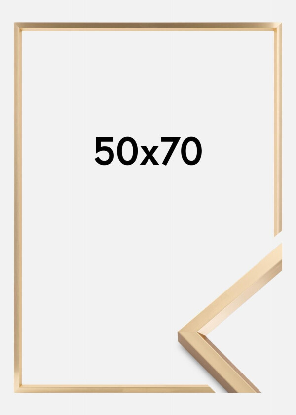 Ramme Steel Style Gull 50x70 Cm