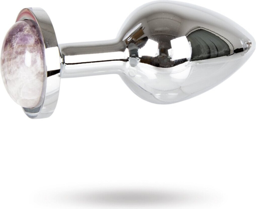 Metal Plug Gemstone Purple - Medium