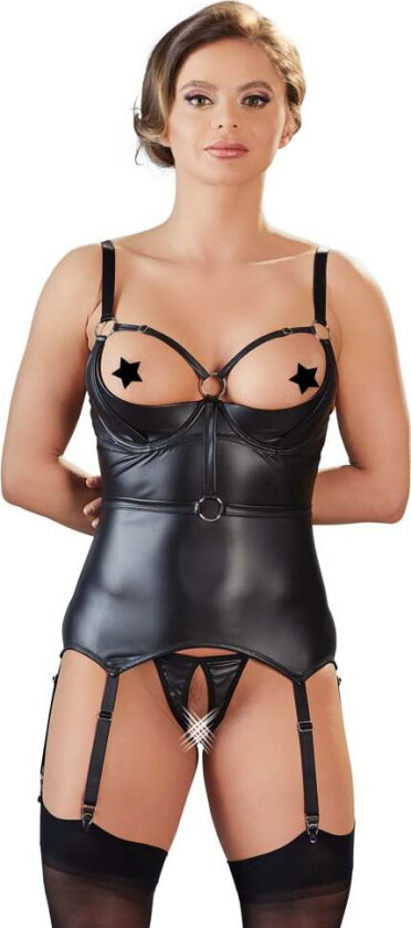 Svart Matt Fetish Basque