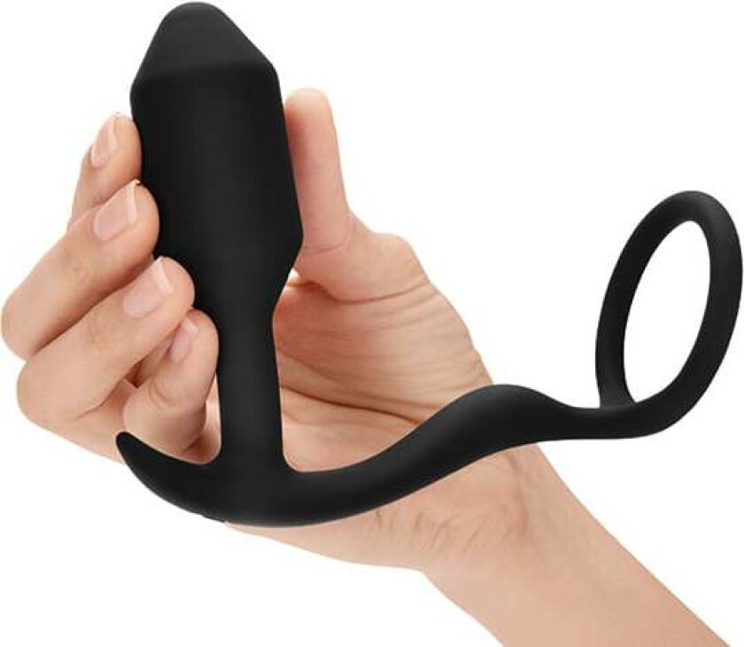 Snug & Tug - Weighted Silicone Plug And Penis Ring 128 g