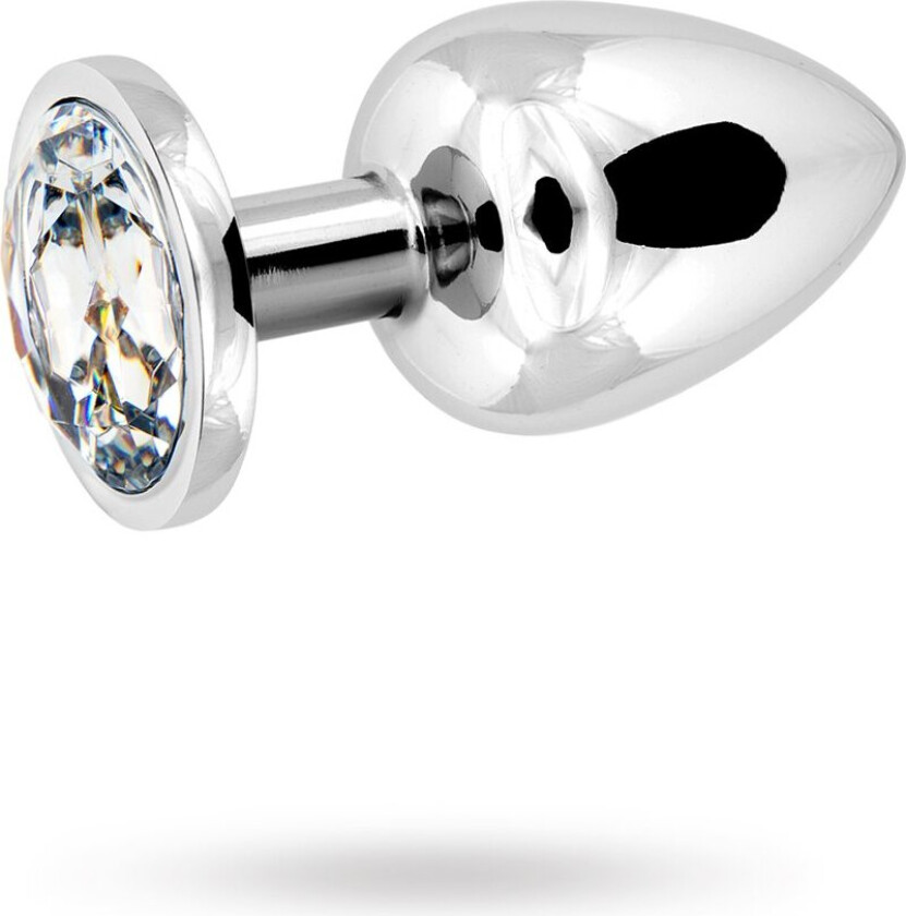 Metal Plug Large - Silver/Clear