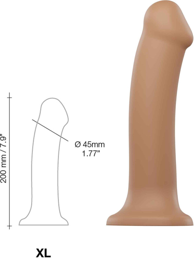 Bøybar Dildo Dual Density XL - 20 cm