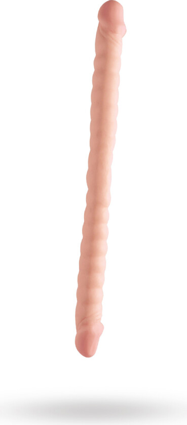 BASIX 45cm Ribbed Double Dildo