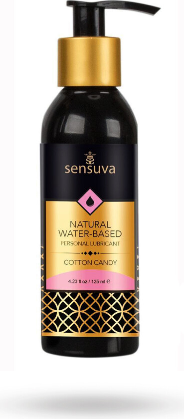 SENSUVA - NATURAL WATER-BASED PERSONAL LUBRICANT COTTON CANDY 125 ML