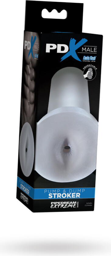 Male Pump & Dump Stroker - Clear