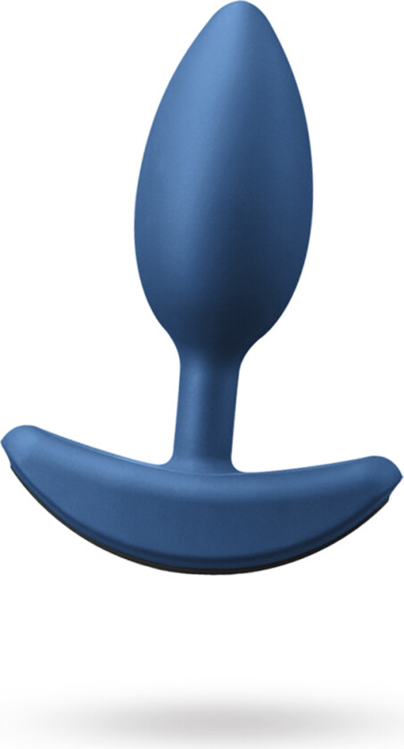 Blå Analplugg Med Tyngde - Medium