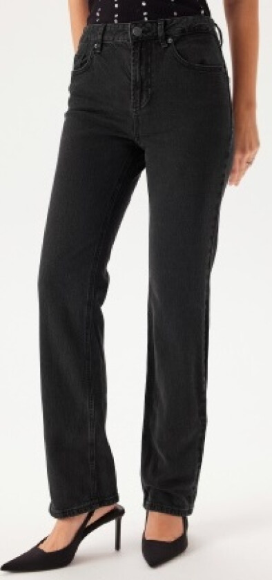 Vmtessa Hr Straight Jeans Black Denim 32/32