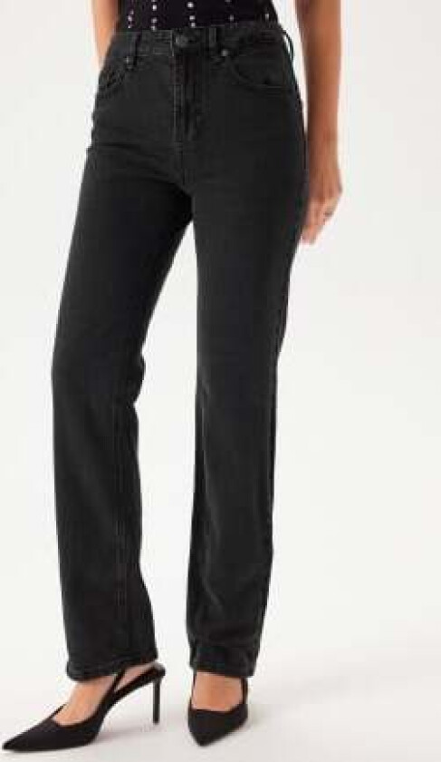 Vmtessa Hr Straight Jeans Black Denim 26/32