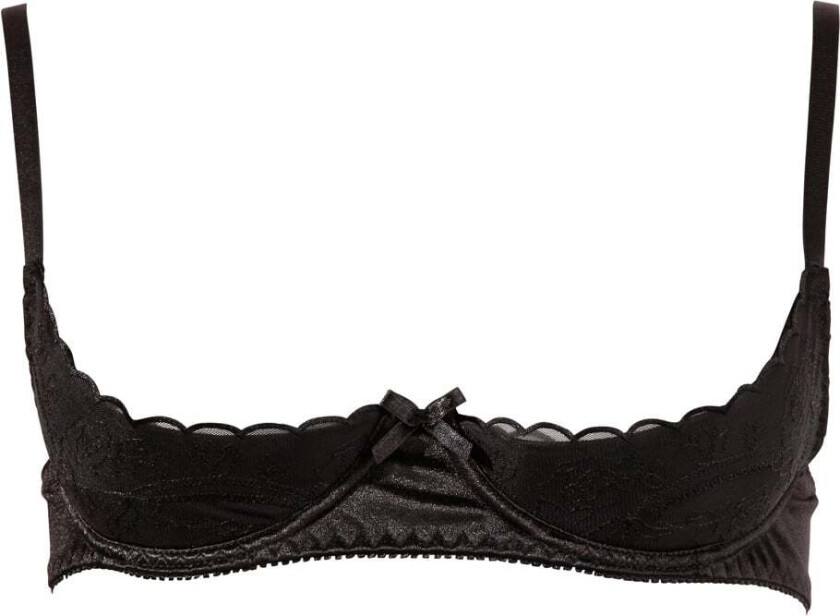 Sexy BH med Åpne Skåler - Svart