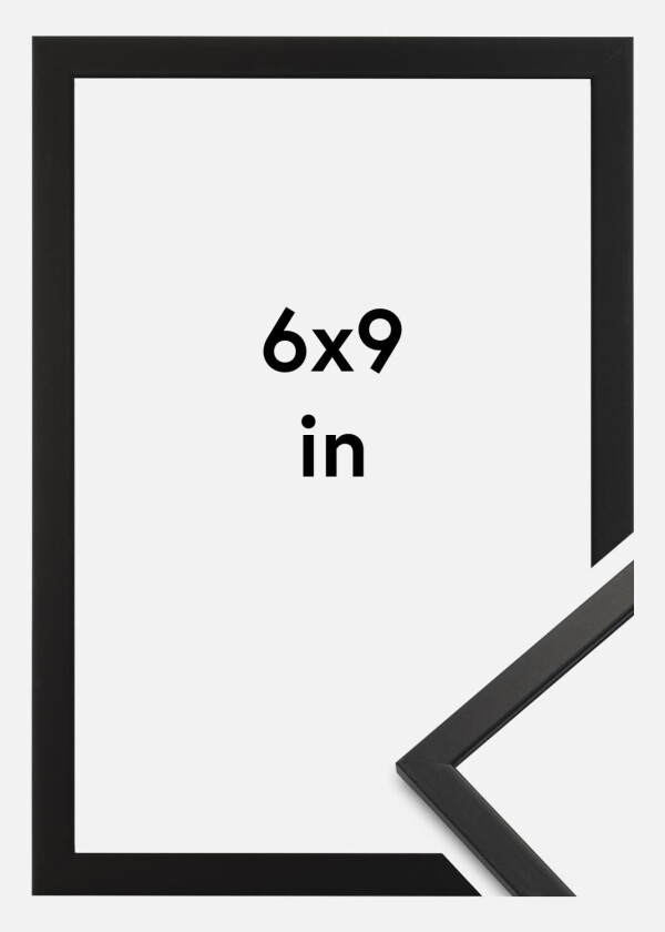 Ramme Edsbyn Akrylglass Svart 6x9 Inches (15,24x22,86 Cm)