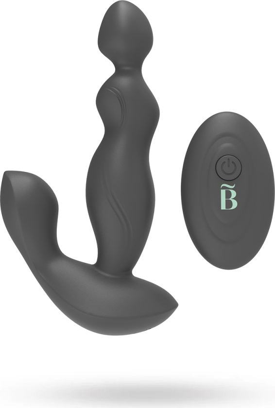 VIBRERENDE P-PLUGG 2 MED FJERNKONTROLL