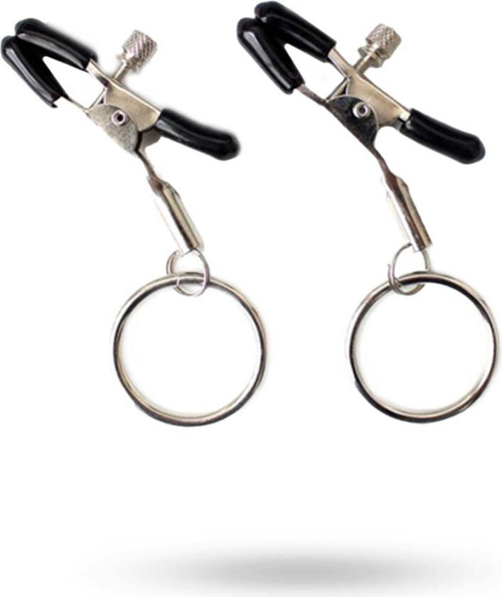 Fetish Addict Nipple Clamp med ring