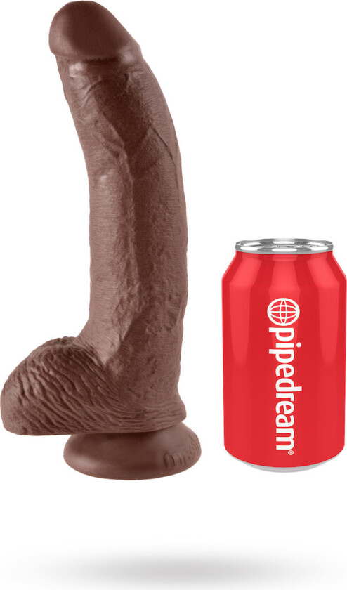 Cock with Balls 26 cm - Brown
