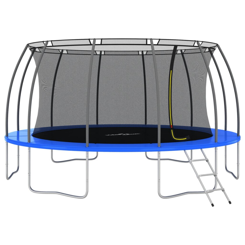 Trampolinesett rund 488x90 cm 150 kg