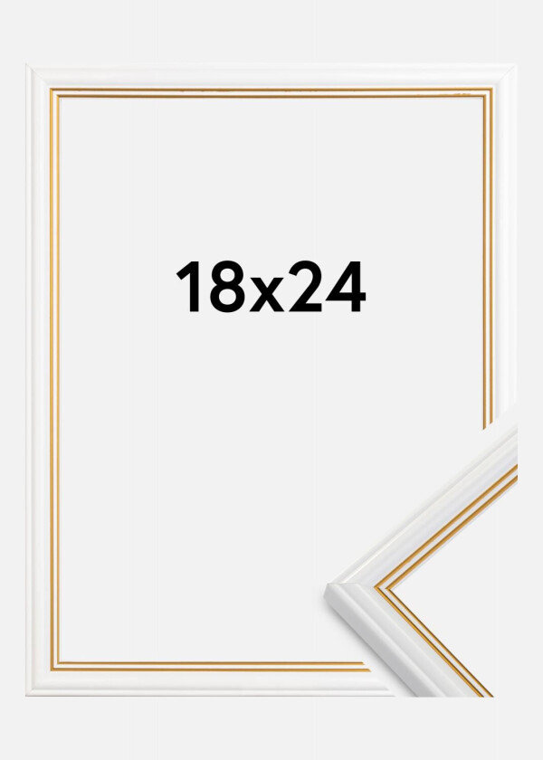 Ramme Classic Hvit 18x24 Cm