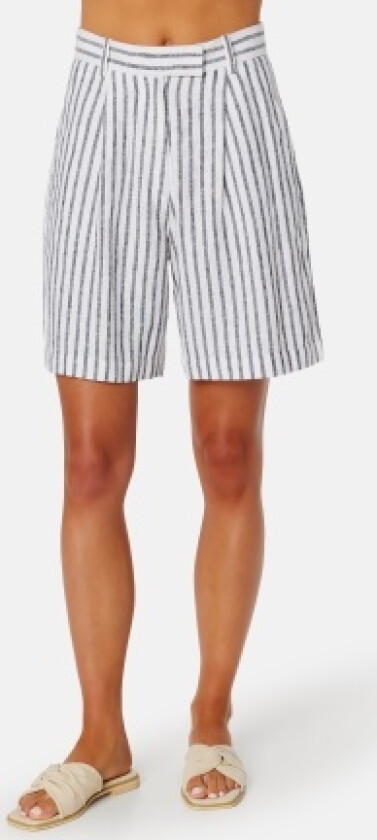 CC linen striped shorts Striped 46