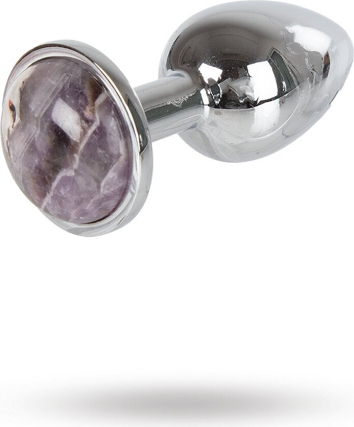 Metal Plug Gemstone Purple - Small