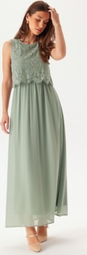 Vimilina Lace Dress Green Milieu 44