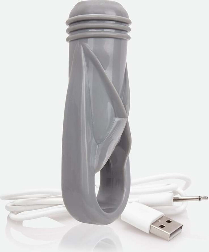 Charged OYeah! Plus Rechargeable Vibe Ring - Grey