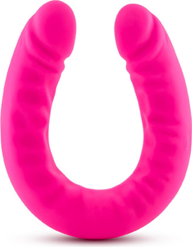 Rusé Hot Pink Slim Double Dong - 46 cm