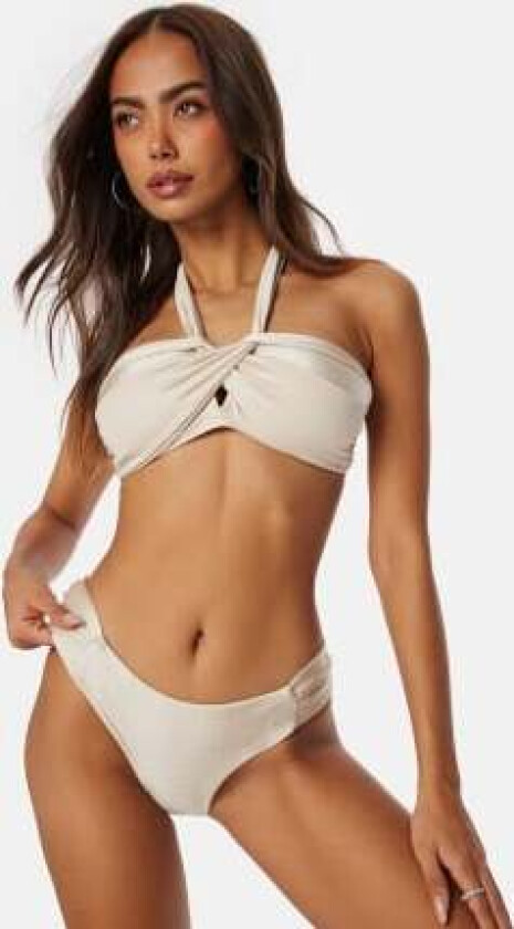 Halterneck Bikini Set Cream 40
