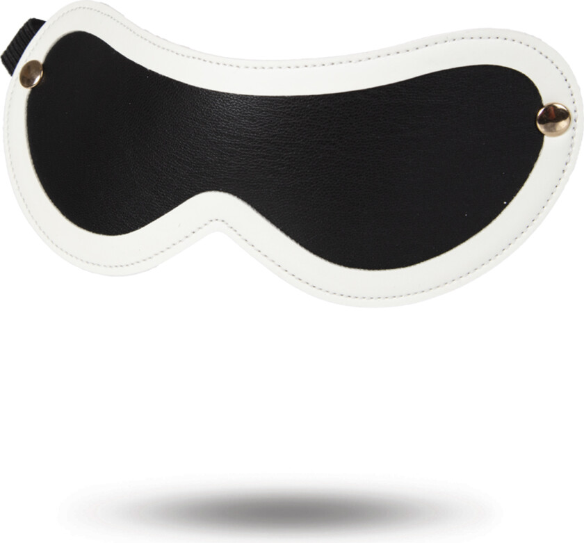 Glow-in-the-Dark Øyemaske - Hvit/Svart