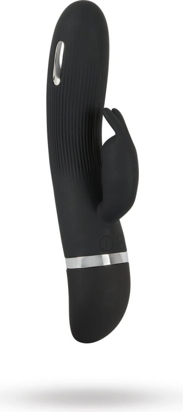 E-stim Rabbit Vibrator - Svart