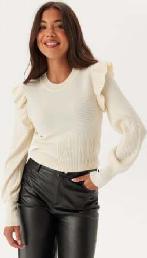 Vineira O-neck L/S RIB KNIT TO Birch M