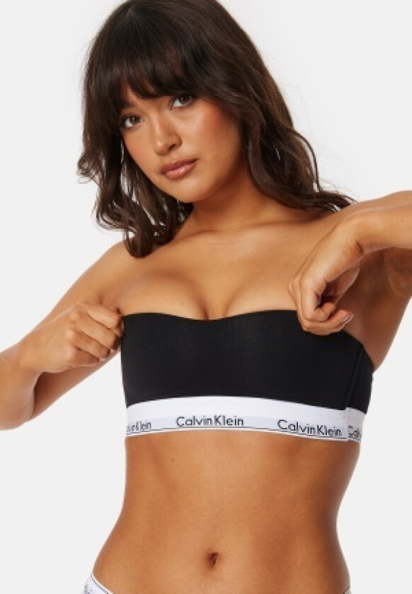 Lightly Lined Bandeau Black XL