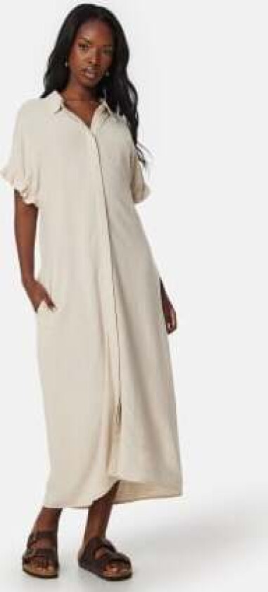 Objsanne Tiana S/S Dress Sandshell 40