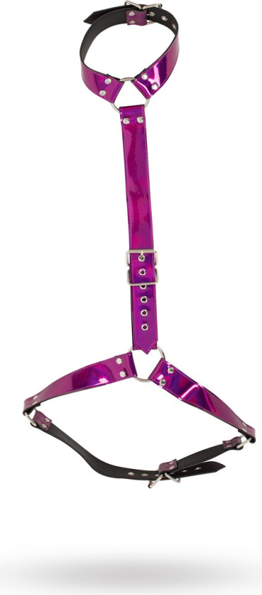Designer Metallic Fuschia Body Harness