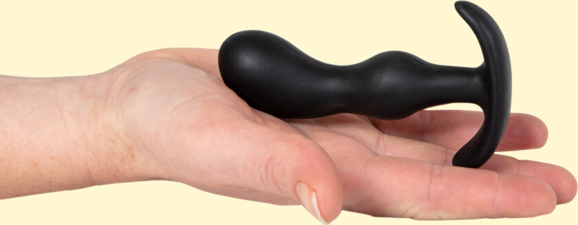 Premium P-punkt Analplugg av Silikon 10 cm