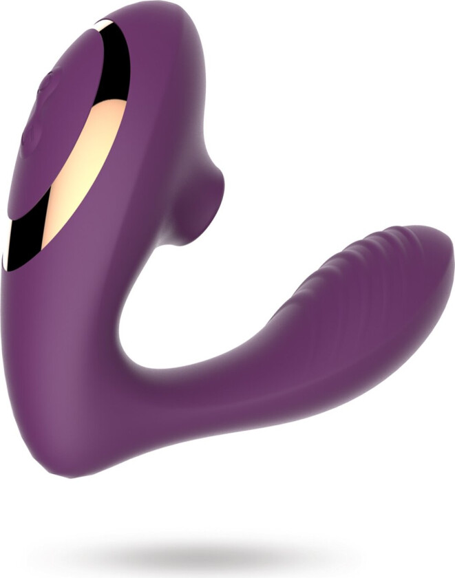 2-in-1 Clitoral Air-Pressure and G-Spot Vibrator